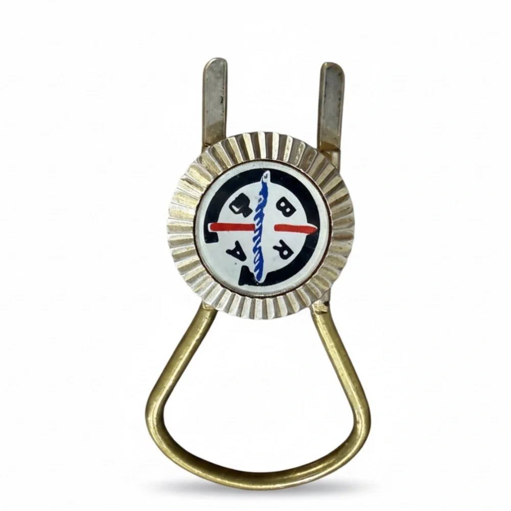 Vintage PBR Professional Bull Riders Enamel Logo Money Clip Western Rodeo